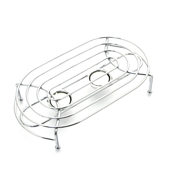 Apollo Chrome Double Food Warmer 