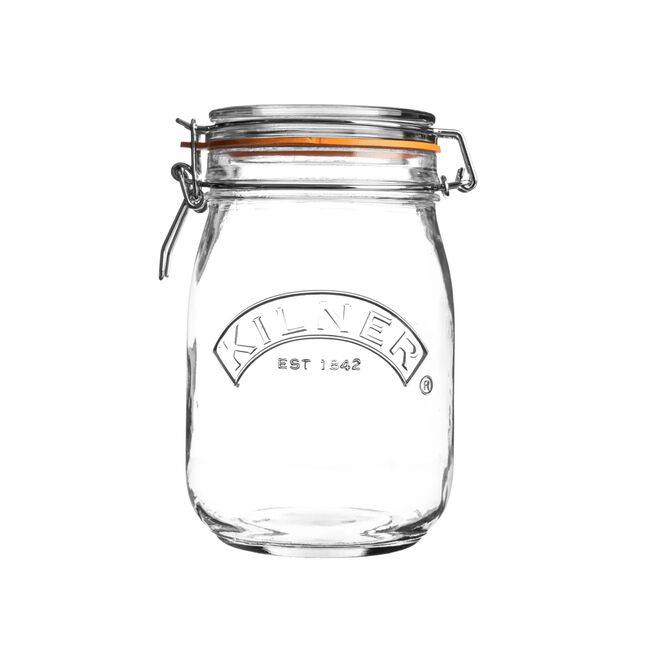 Kilner Round Clip Top Jar 1L