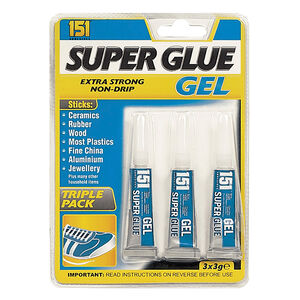 Super Glue Gel 3 Pack