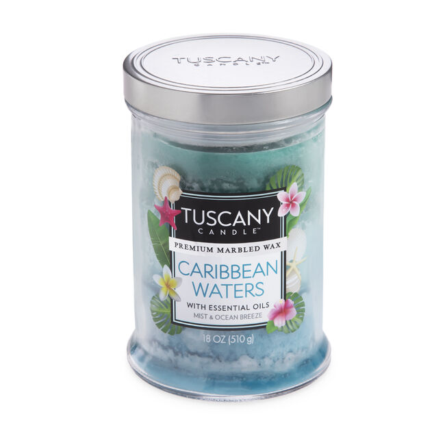 Tuscany 18oz Candle Caribbean Waters