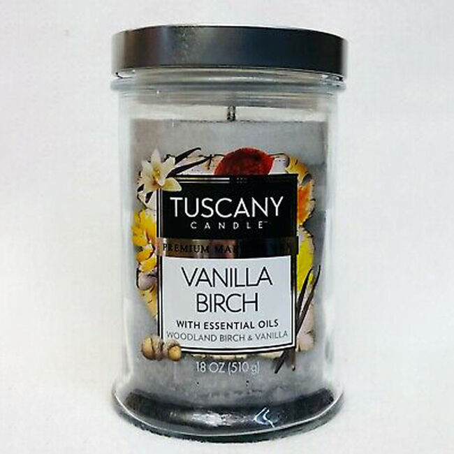 Tuscany Triple Pour Candle Vanilla Birch 18oz