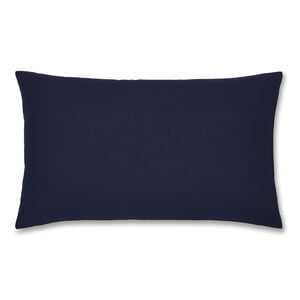 Luxury Percale Housewife Pillowcase Pair - Navy 
