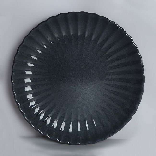 Heritage Scallop Slate Dinner Plate