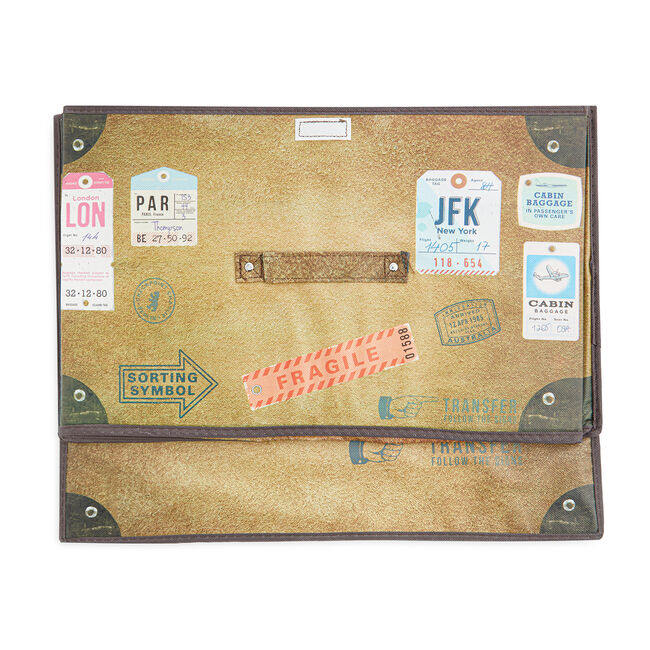 Vintage Travel Foldable Storage Chest 