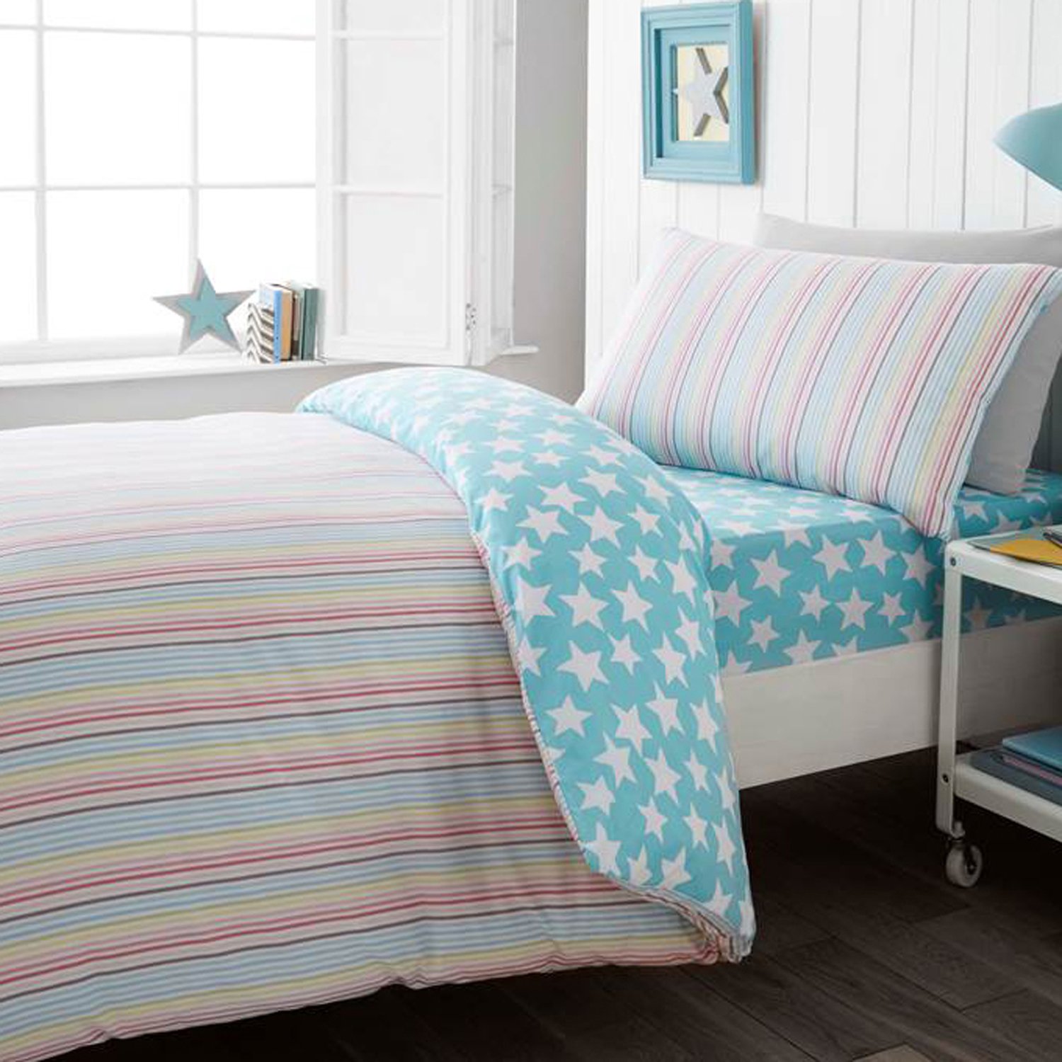 Candy Stripe Duvet Set Home Store More